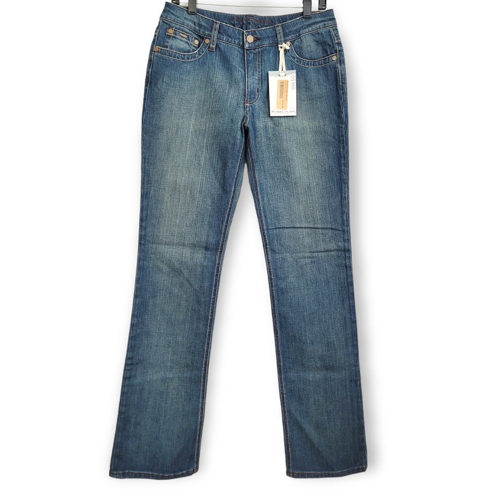 NWT PureColor Luxury Denim Low Rise Jeans Size 29